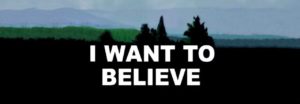 X-Files I want to believe